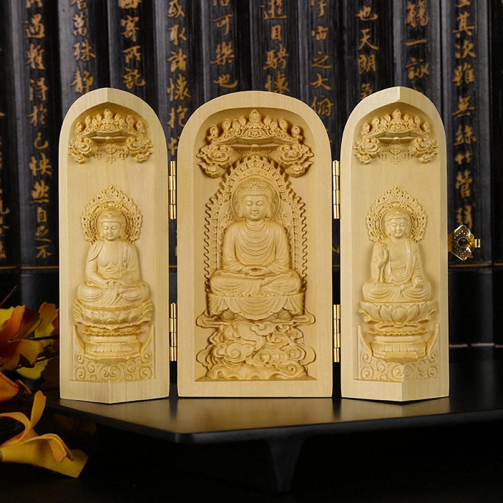 木彫刻（インテリア） 根彫り禅の置物 - 自然木彫刻
