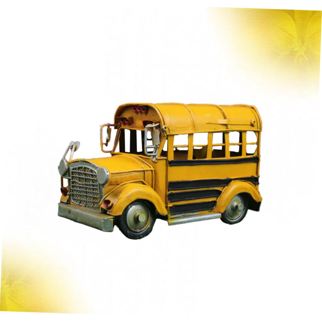 NOLITOY Kreatives Vintage Eisenwagenmodell Oldtimer Retro Automodell mit Patina Beschichtung Deko für Zuhause Büro Klein