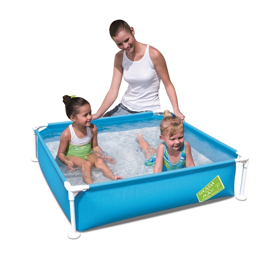 Bestway 56217 My First Niños Baby planschbecken Frame Pool 1,22 x 1,22 x 30,5 m, azul