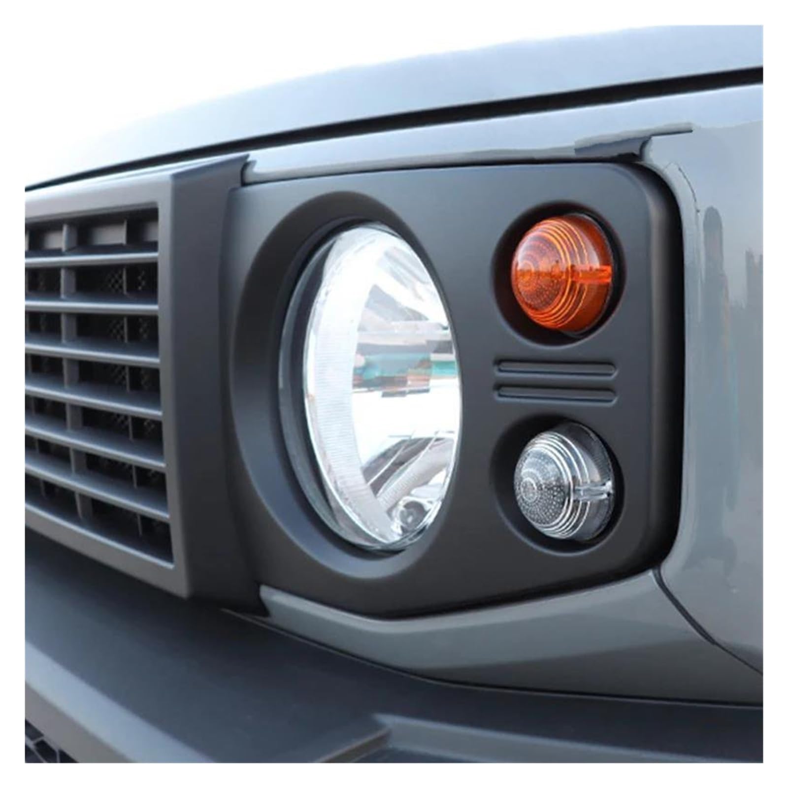 Griglia Paraurti Anteriore Griglia Per Suzuki Per Jimny JB64 Per Sierra JB74W 2019 2024 Griglia Anteriore Per Auto ABS Per Defender Stile D Corsa