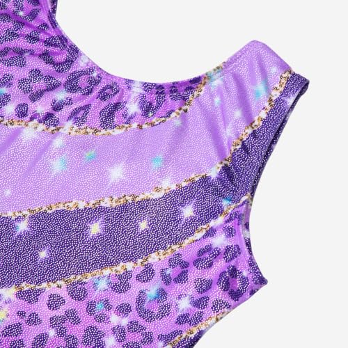 Image of HOZIY Gymnastics Leotards for Girls Unicorn Aurora Rainbow Mermaid Dinosaur Cupcake Sparkle Biketard Toddlers Kids Children