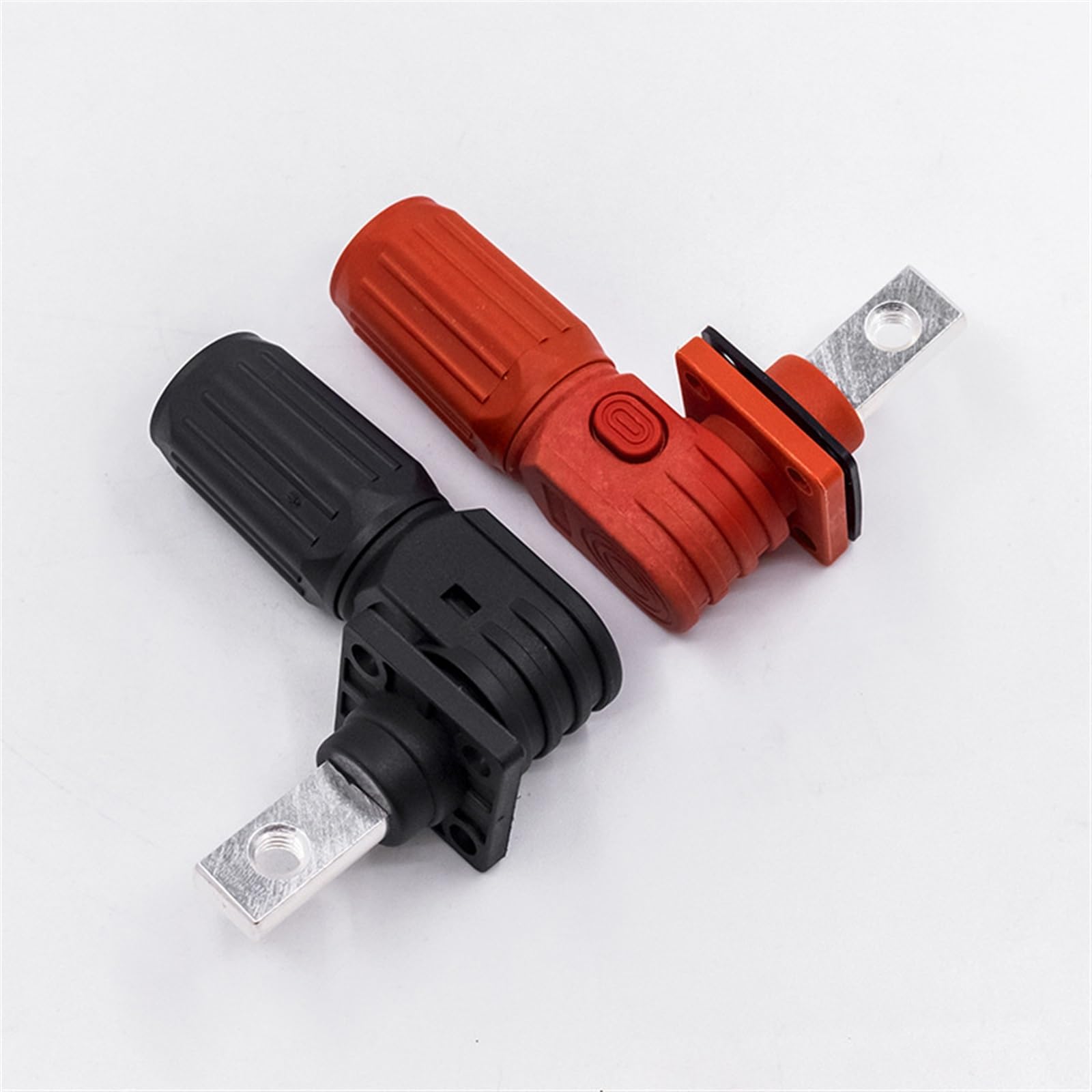 5 Stück Neue Energie 200A Hochstrom-Terminal Quadratisch All Kupfer Lithium Batterie Wand Anschluss Terminal Stromspeicher Schrank (Size : 200A Quick Plug Black)