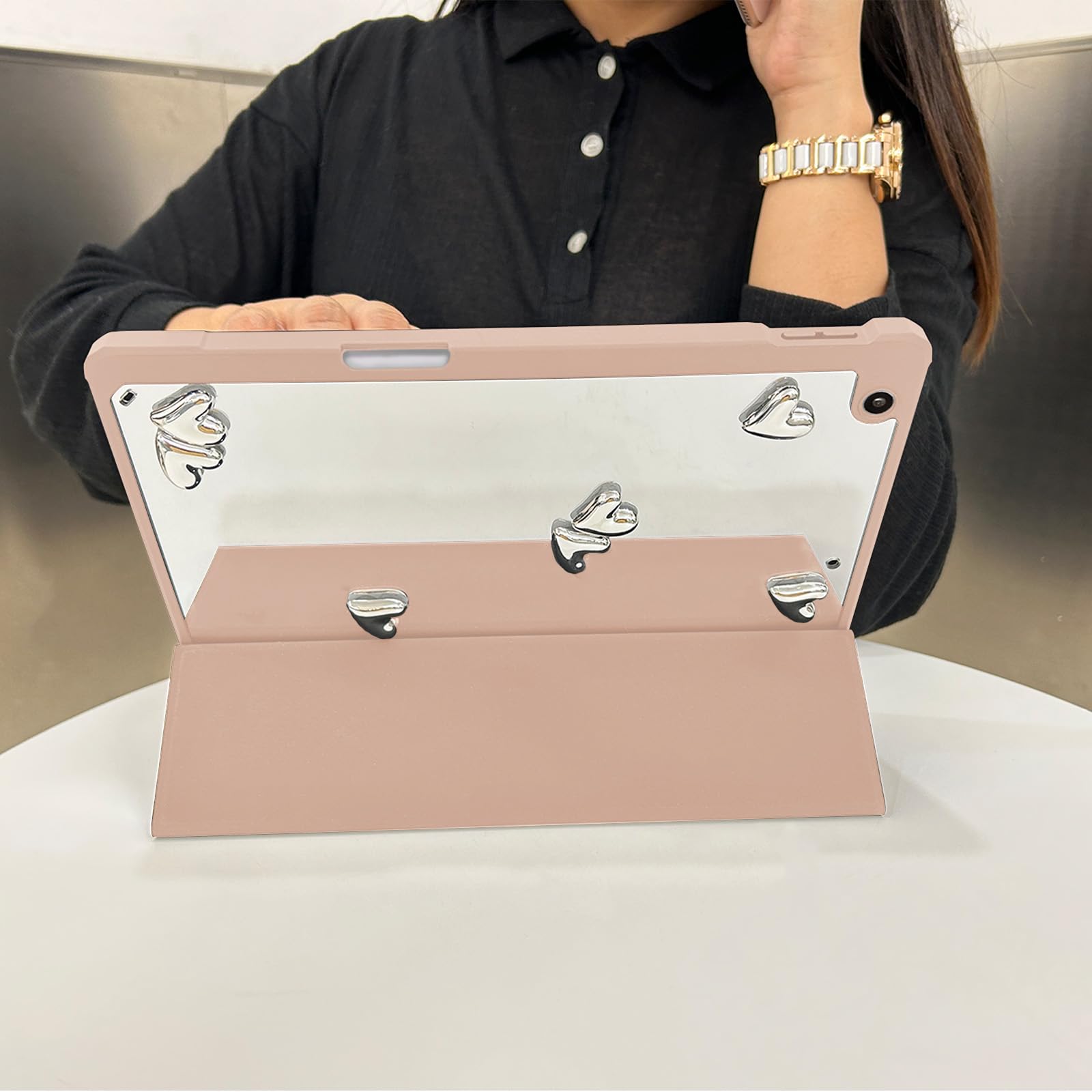 Amazon.co.jp: mpmpssss iPad 第9世代用ケース ペンシルホルダー付き