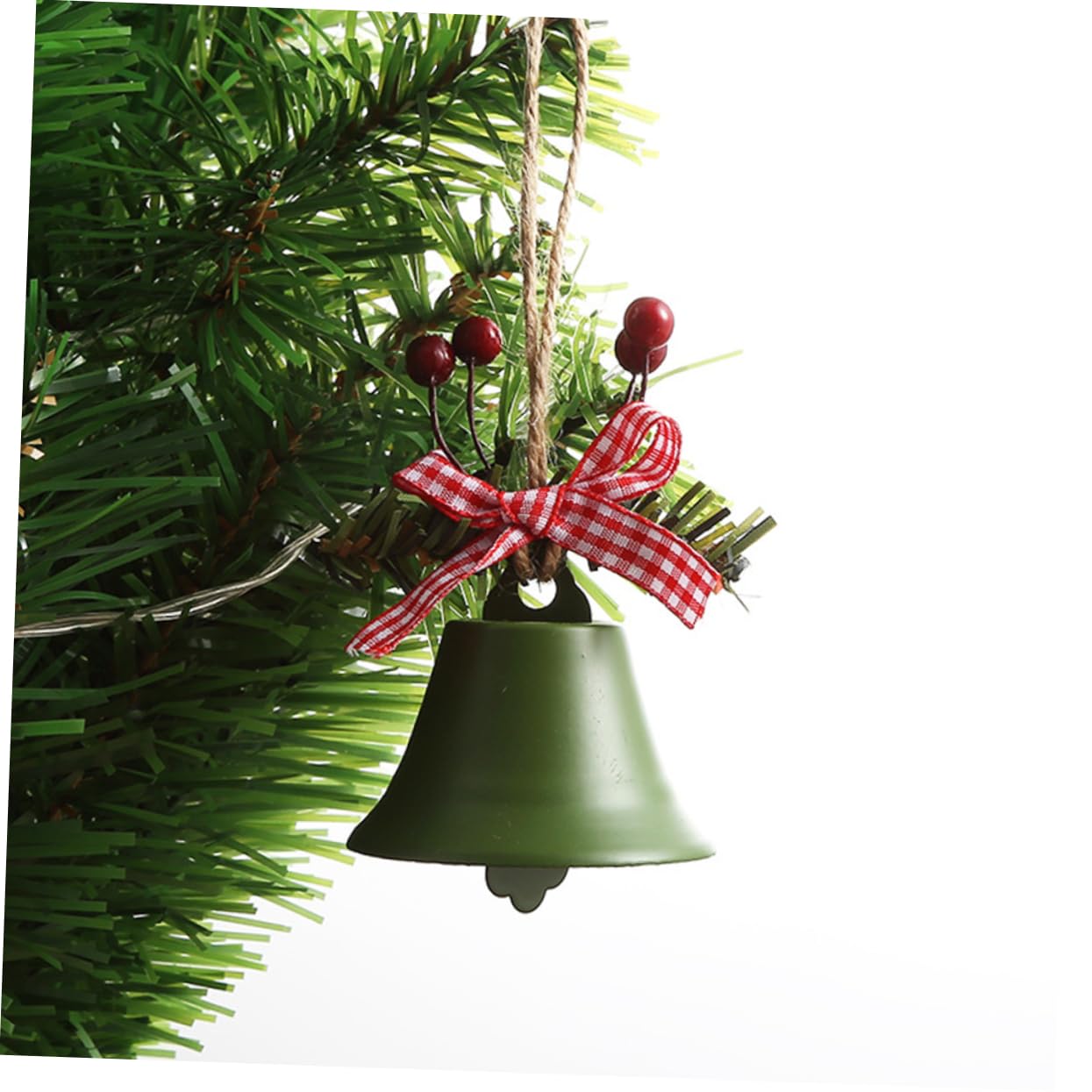 Unomor 3Pcs Christmas Jingle Bells Hanging Ornaments and Holiday Tree Decor Pendants for Festive Party Decorations