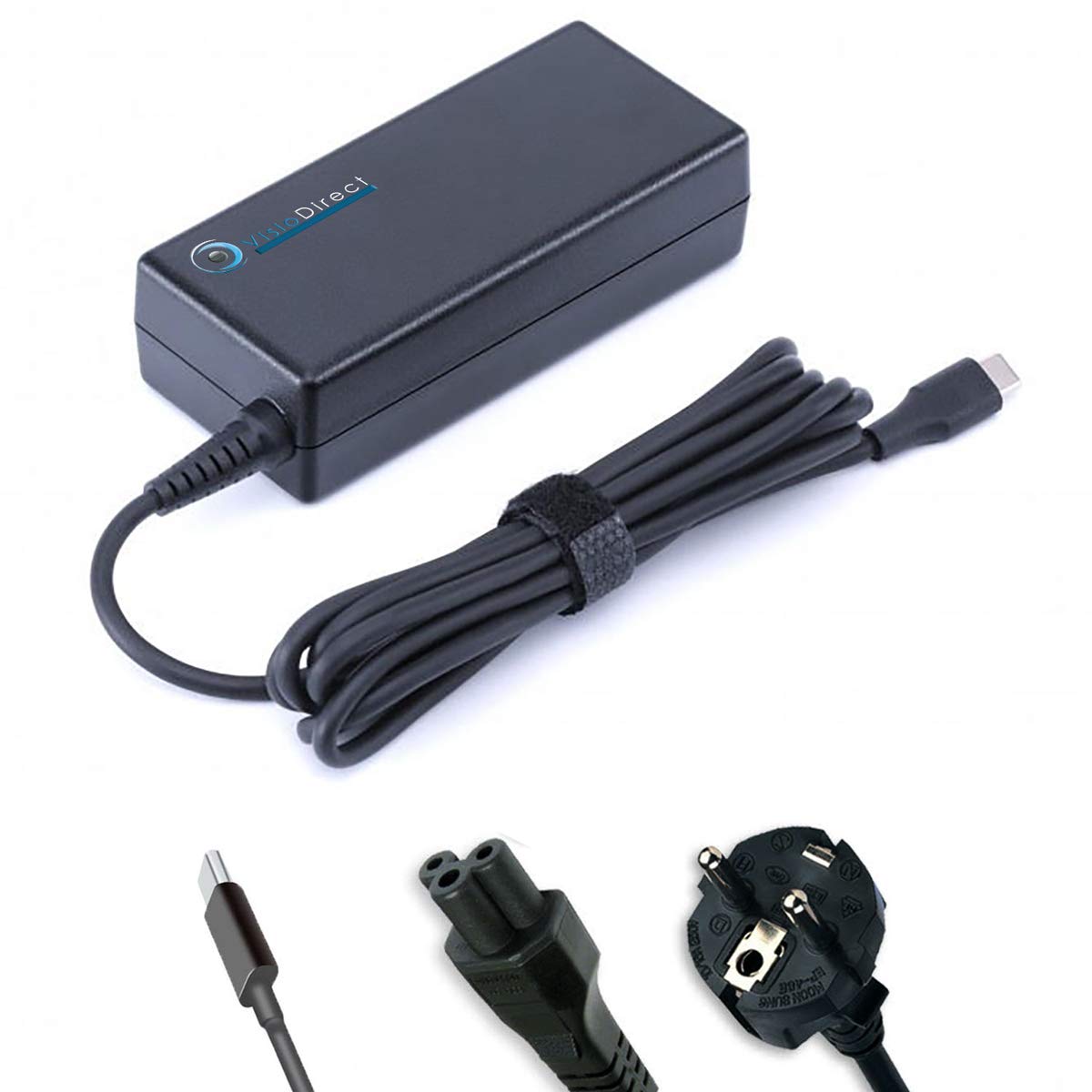 Adattatore Alimentazione Angolare 180° Per Laptop ThinkPad – Maschio/Femmina
