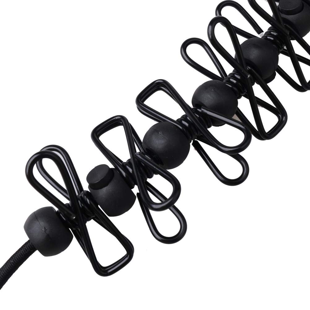 Lot de 2 cordes à linge portables de voyage avec 12 pinces colorées et 13 pièces de positionnement incurvées, corde à linge pour camping, voyage, voyage, extérieur, camping, dortoir (180-360 cm
