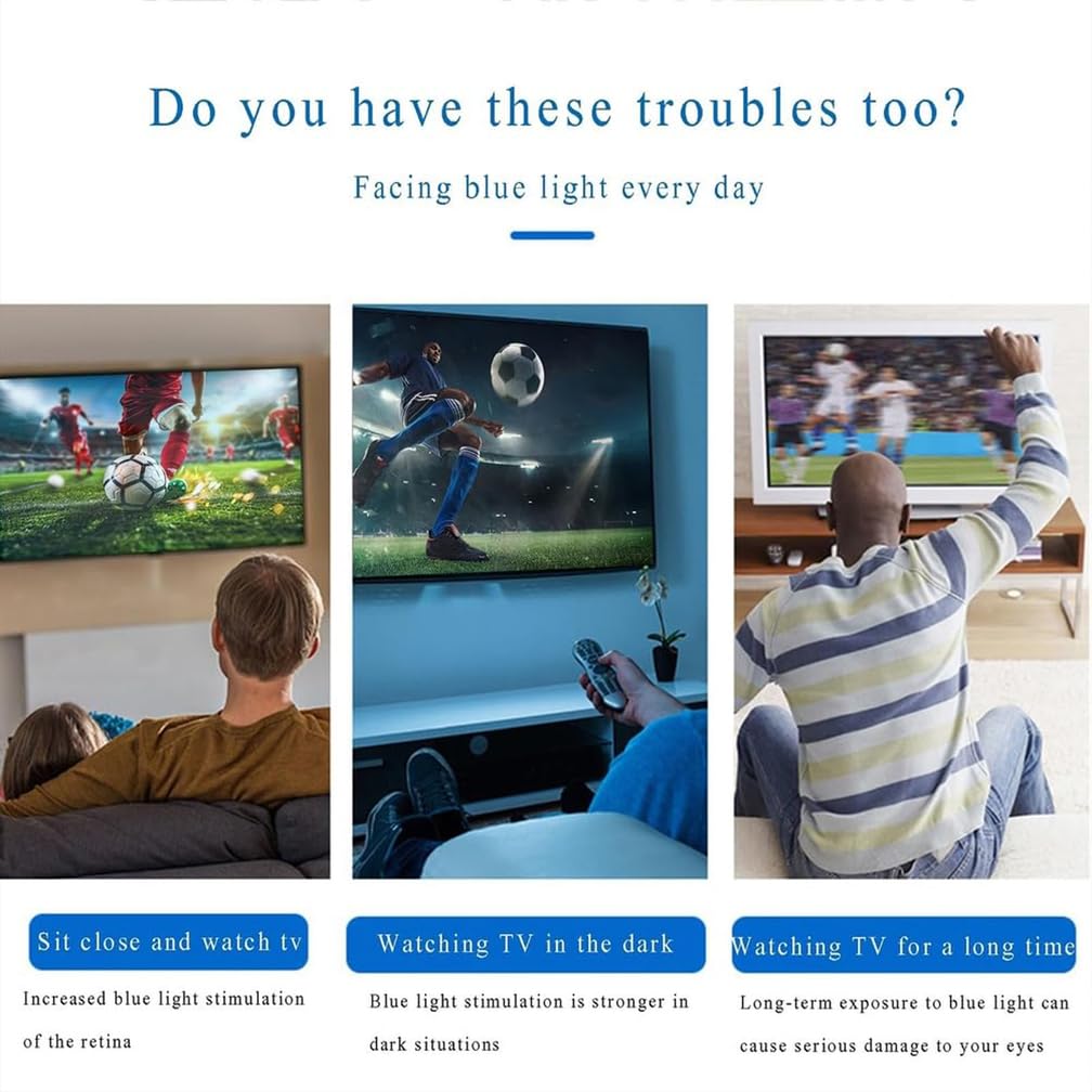 32-75 Zoll TV-Display Anti-Reflexions-TV Anti-Reflexions-TV-Bildschirmschutz Matt Anti-Blau Licht Filter/Gegen Strahlung Film Filter Film Anti für Tvs,75” 1645 * 930mm