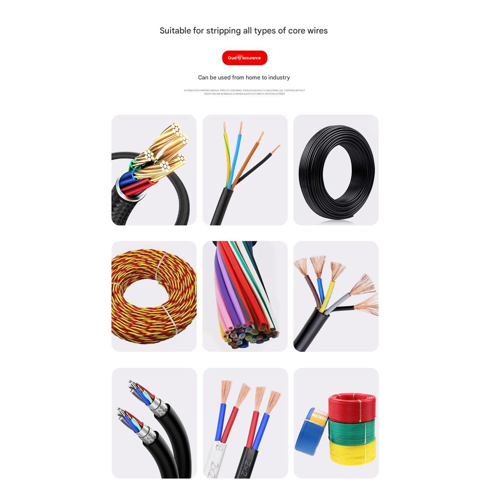 Spelafili portatile leggero Design MultiHole Strumento spelafili elettrico manuale automatico per progetti domestici Spogliarellista multiforo
