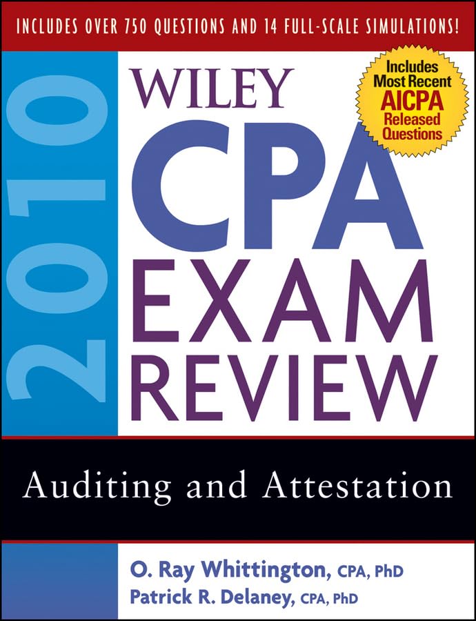 Wiley CPA Exam Review 2010, Auditing and Attestation