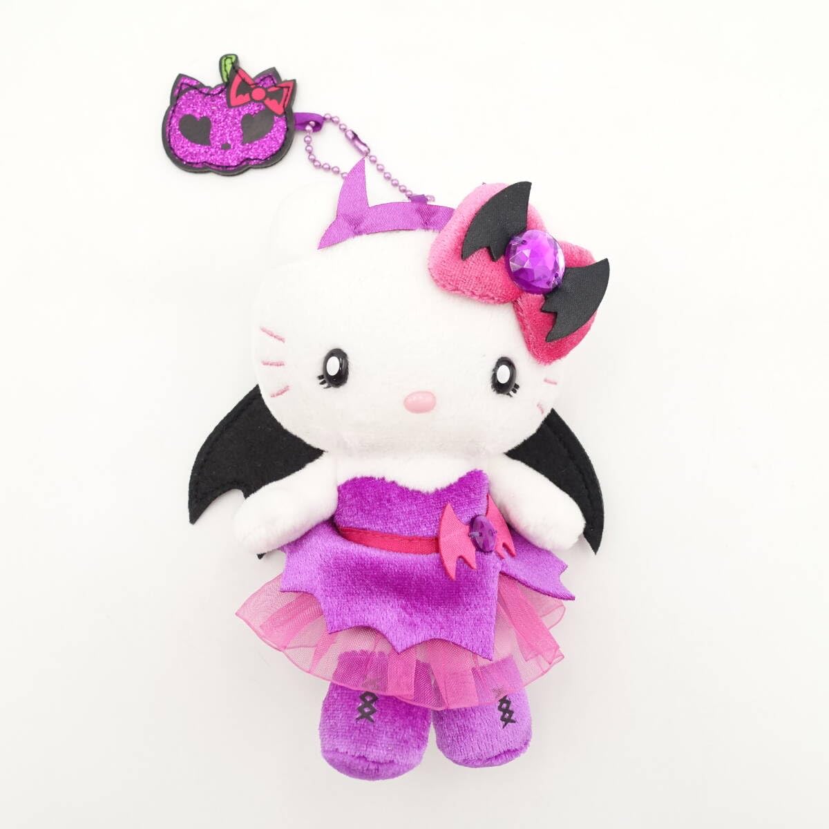 激レア！キティ×ピースナウ 猫耳付3段フリフリパーカーデビル小悪魔  