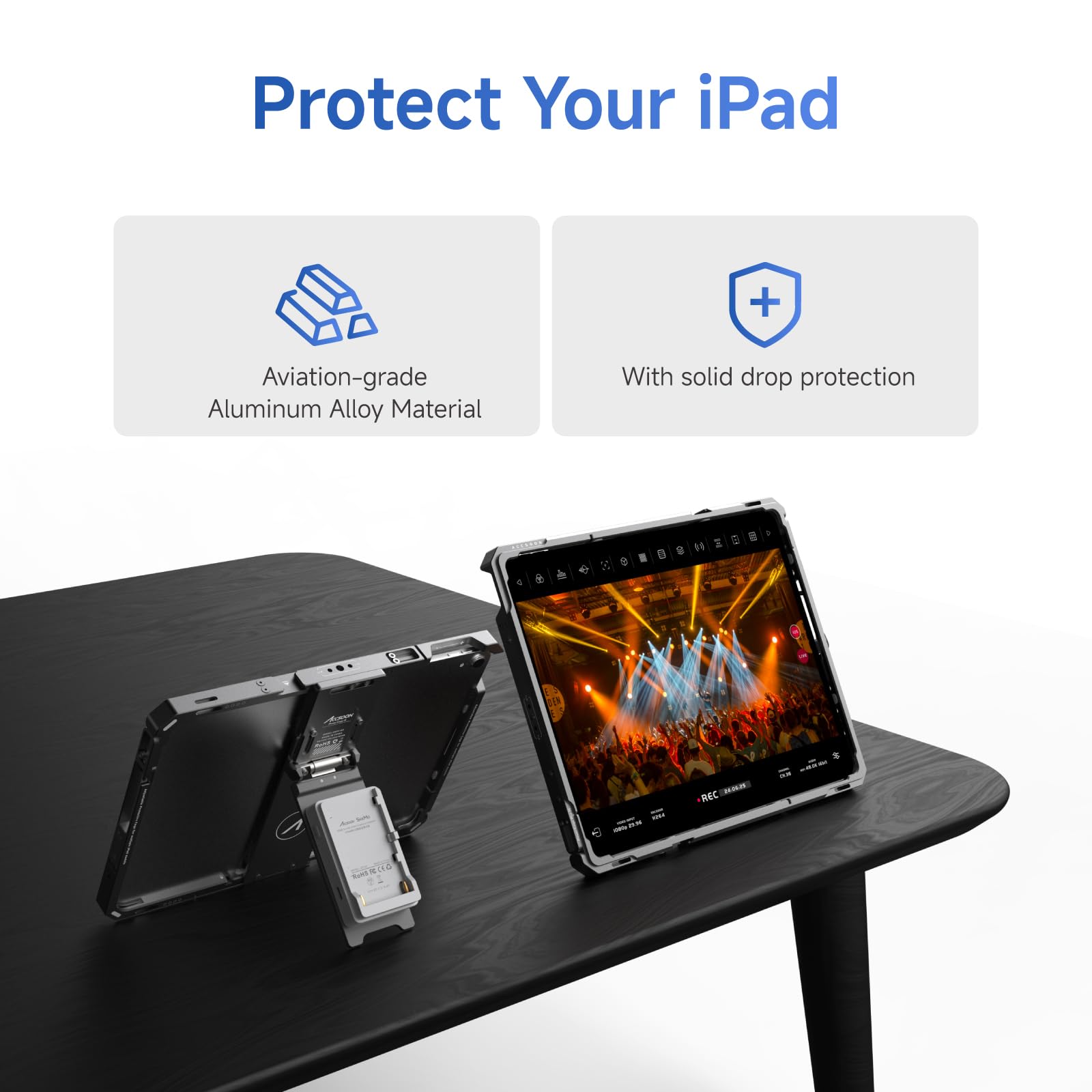 Amazon.com: Accsoon PowerCage Pro II iPad Cage for 12.9-inch iPad