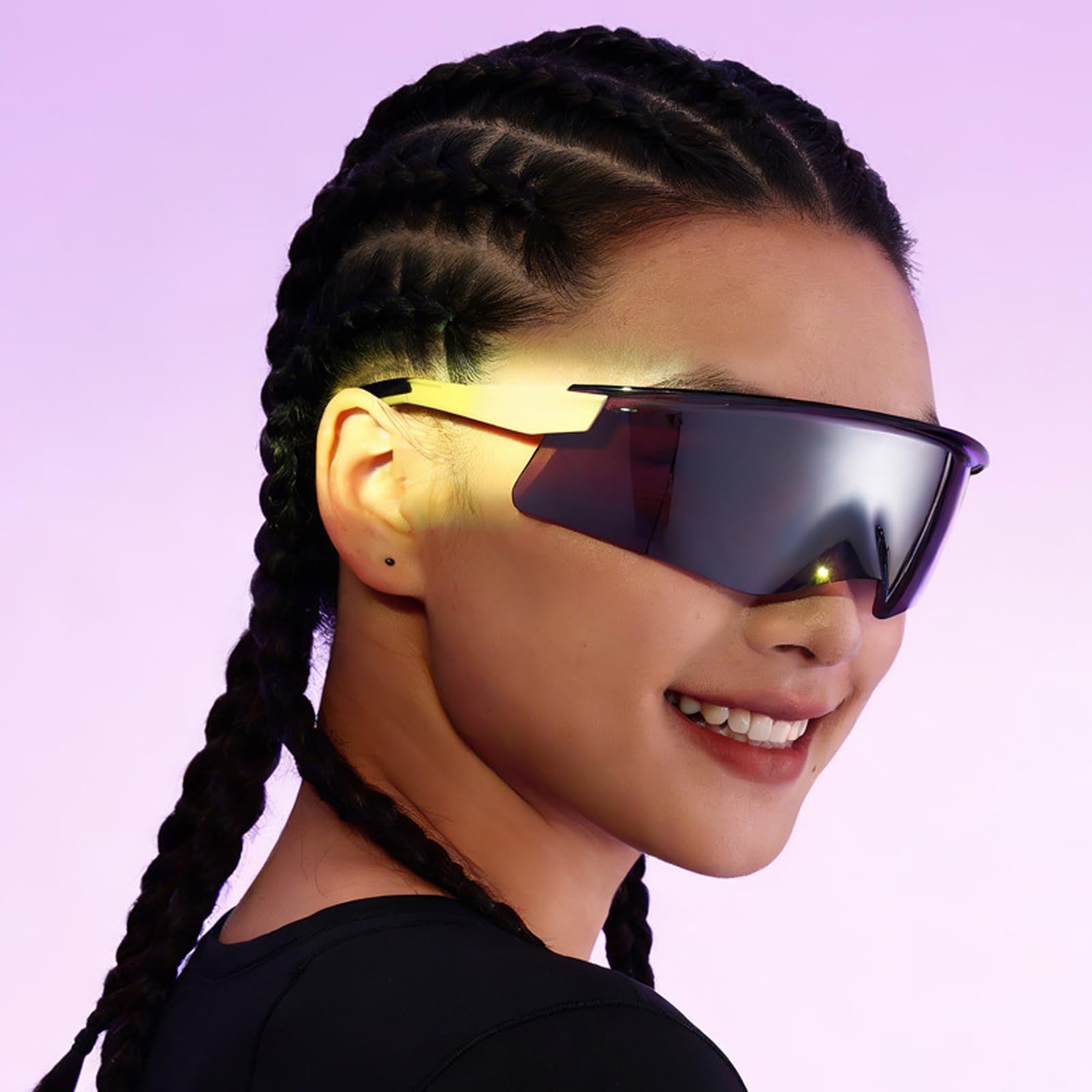 Gafas de equitación para motocicleta con protección UV400 resistente al viento y lente fuerte para ciclismo al aire libre