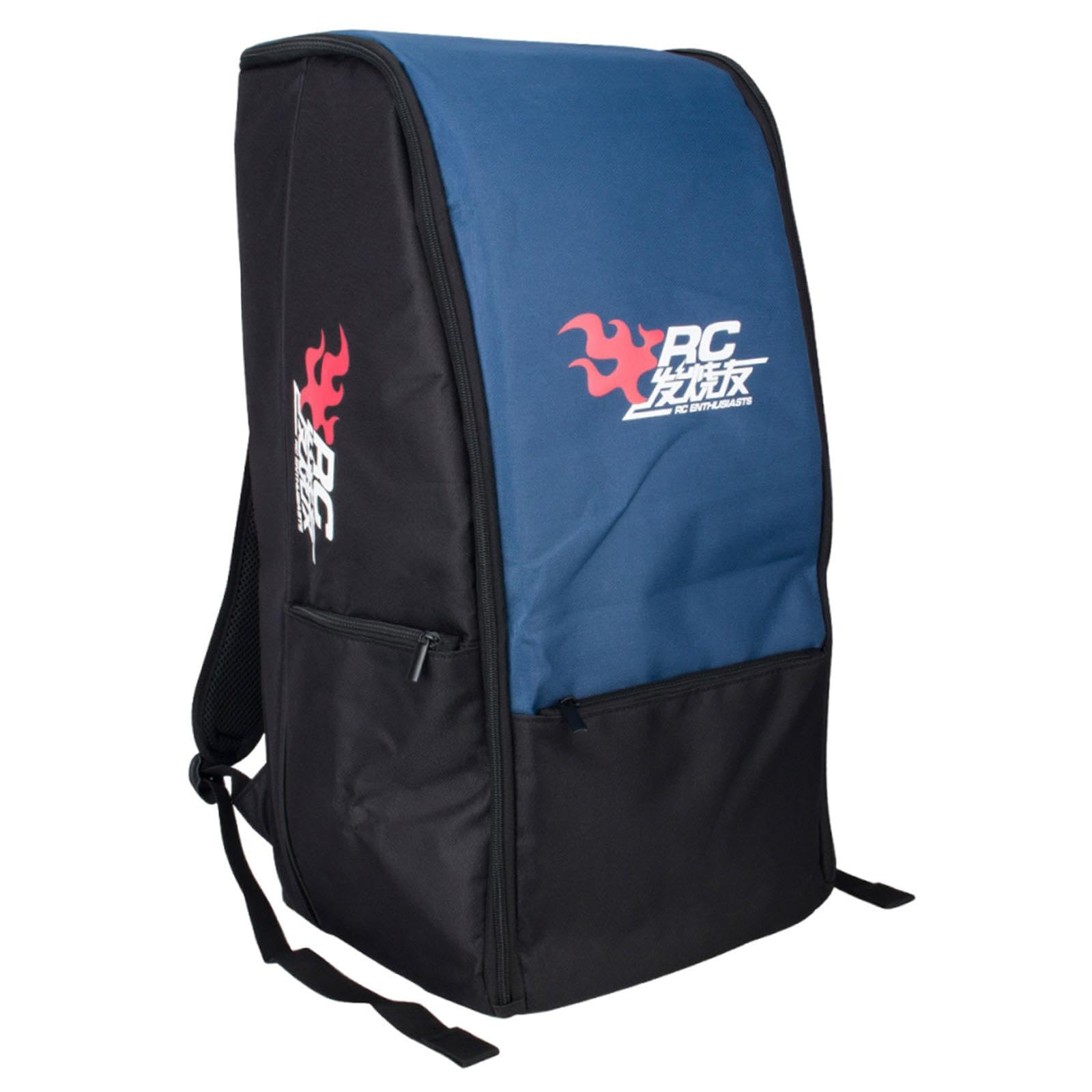 RC Car Mochila Organizador de Control Remoto Nylon Reforzado con Bolsillos Independientes Y Cremallera Robusta Adecuado para de Coches, Azul
