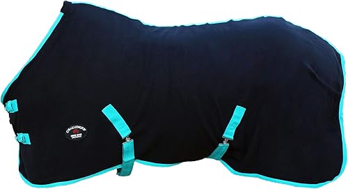 Hoja de ejercicios de caballo Polar Fleece Cooler Manta absorbe la humedad turquesa 4350