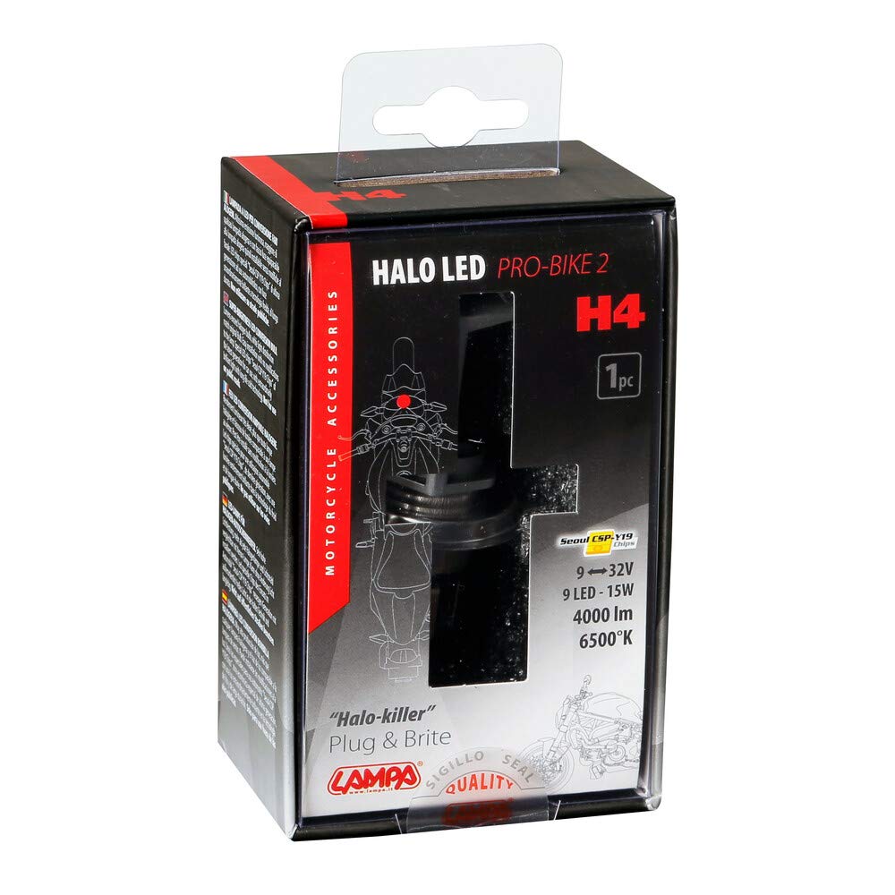 Pilot 57764 Halo LED Ultra Potenza Compatto Alogena Lampadina, H7, 9V-32V, 45W, Confezioni da 2