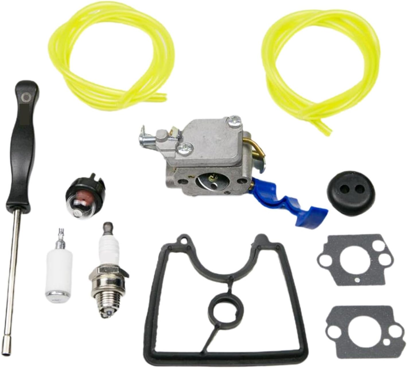 YAEGER Carburetor for Spark for Plug Kit for Husqvarna 125B 125BX 125BVX for ZAMA C1Q-W37 545081811