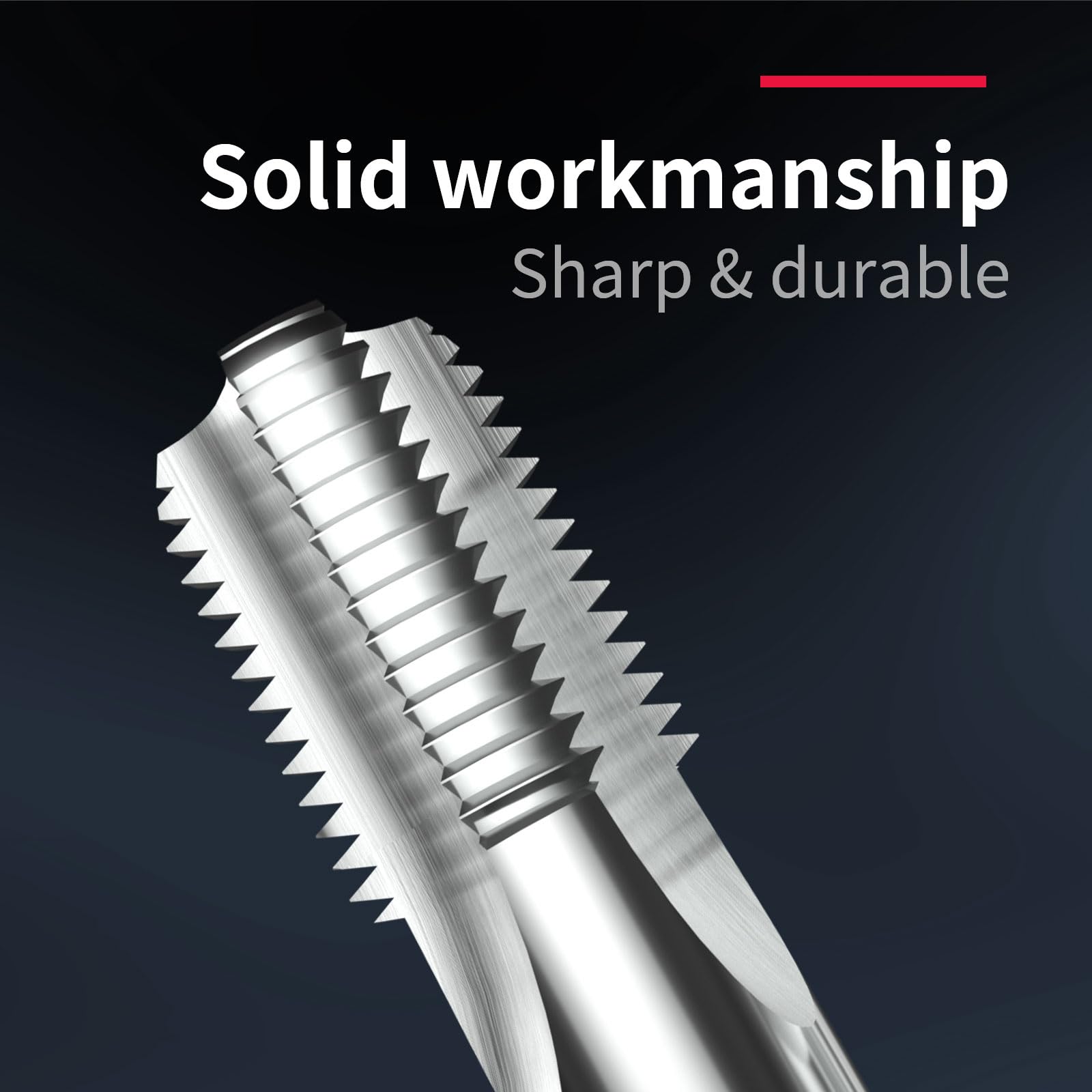 Grifo de rosca de tubo extendido NPT1-1/10.2 cm-11-1/2 × 8 pulgadas, acero de alta velocidad (HSS) 1-1/4 pulgadas alargado por 8 pulgadas, grifos de rosca de tubo cónico DRINYOUNG