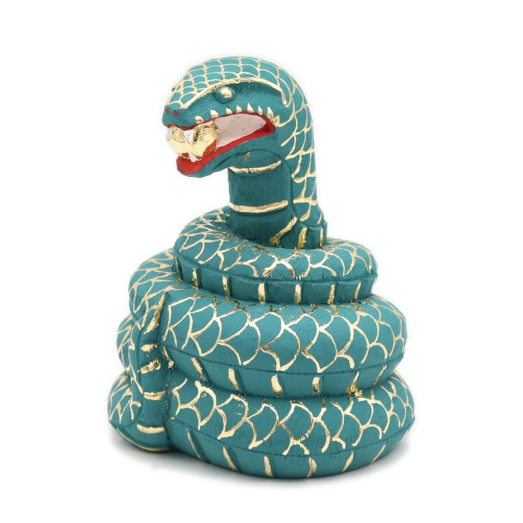 超逸品珍品阿吽の蛇神双頭白蛇宝珠土人形弁財天信仰宇賀神信仰蛇