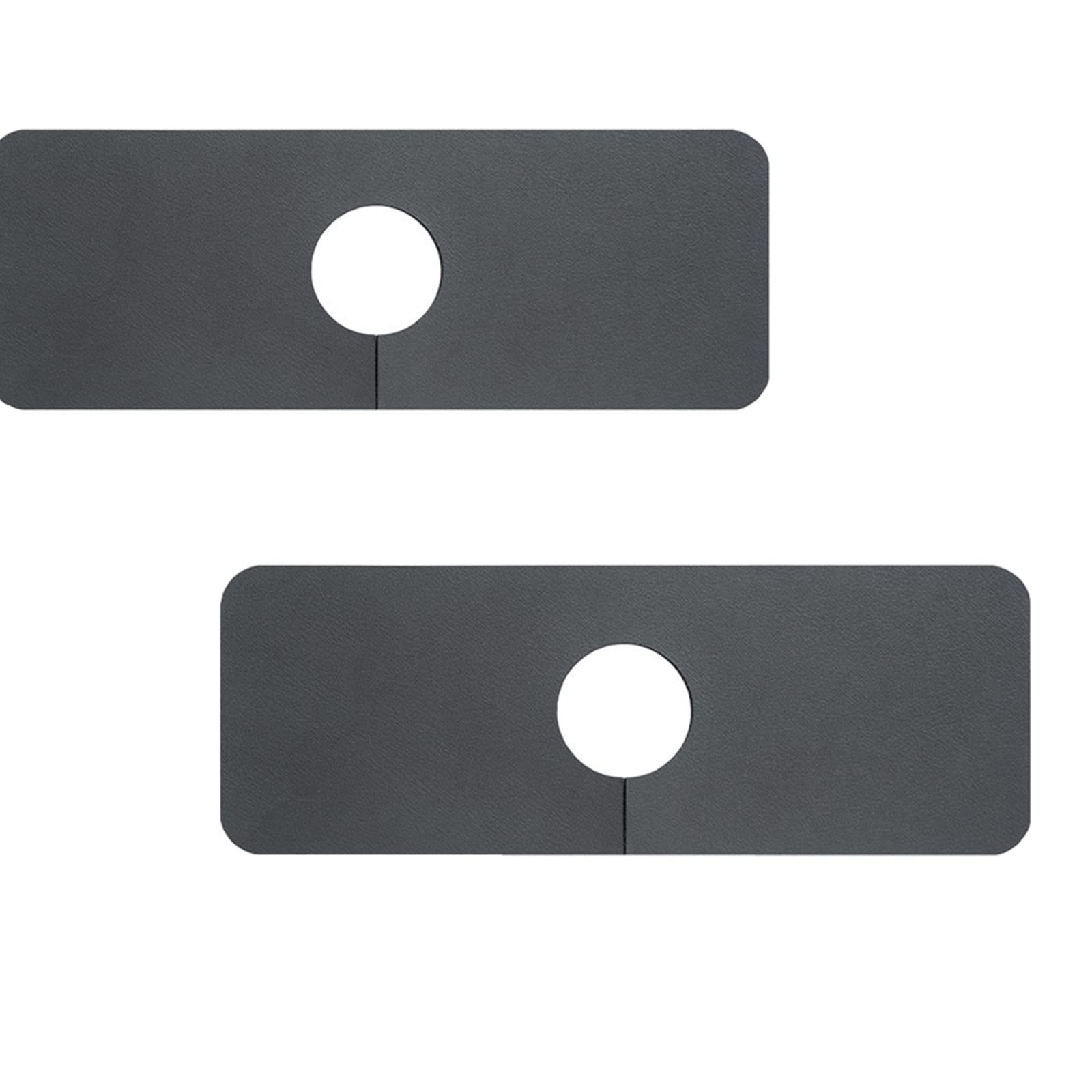 MISNODE 2 PCS Splash Guard for Sink Faucet, Faucet Absorbent Mat Fast Drying Mat Sink Gadgets Water Drying Pads, Dish Drying Mat for Kitchen, Bathroom