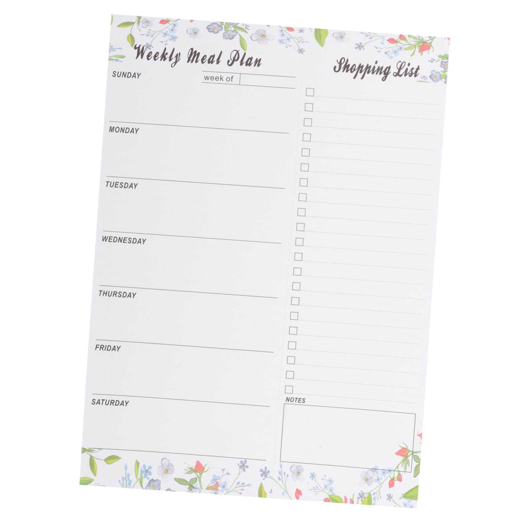 Planner Settimanale Magnetico Frigorifero 52 Fogli Carta