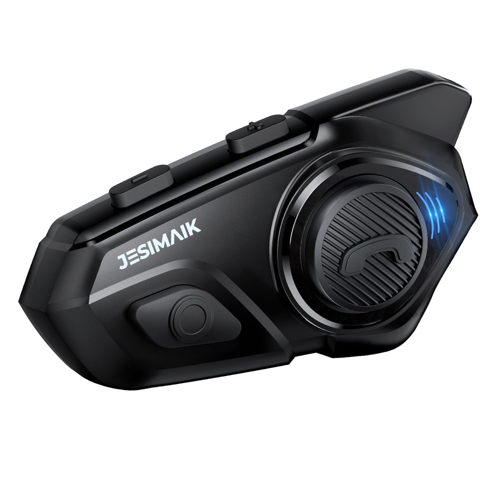 Motorcycle Helmet Bluetooth Headset, 10 Riders 2000M Communication Systems, Multitasking Audio Helmet Radio with Premium Microphone&40mm Hands-Free Speaker, Stereo Sound Motorcycle Intercom