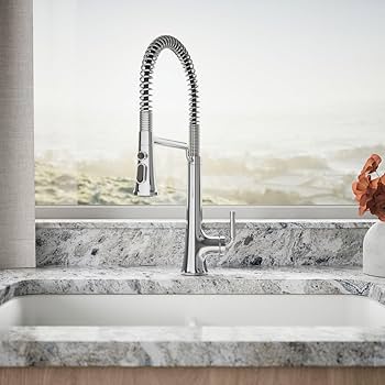 KOHLER 23765-CP Tone Semi Professional Kitchen Faucet - Amazon.com