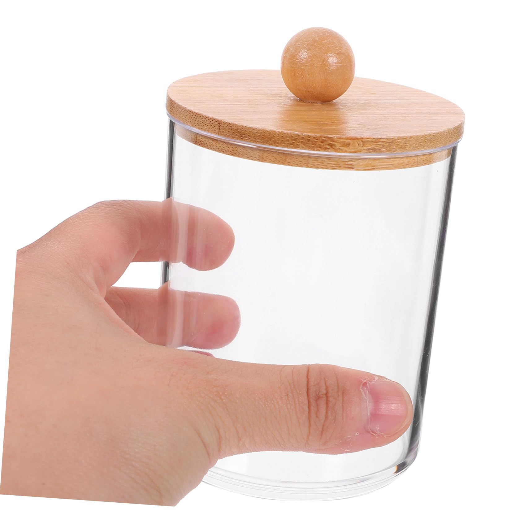 PRETYZOOM 5 Juegos De Caja De Almacenamiento De Maquillaje Aparadores Bolas De Algodón Taburete De Tocador Frascos De Hisopos De Algodón Soporte Para Hisopos De Soporte Para
