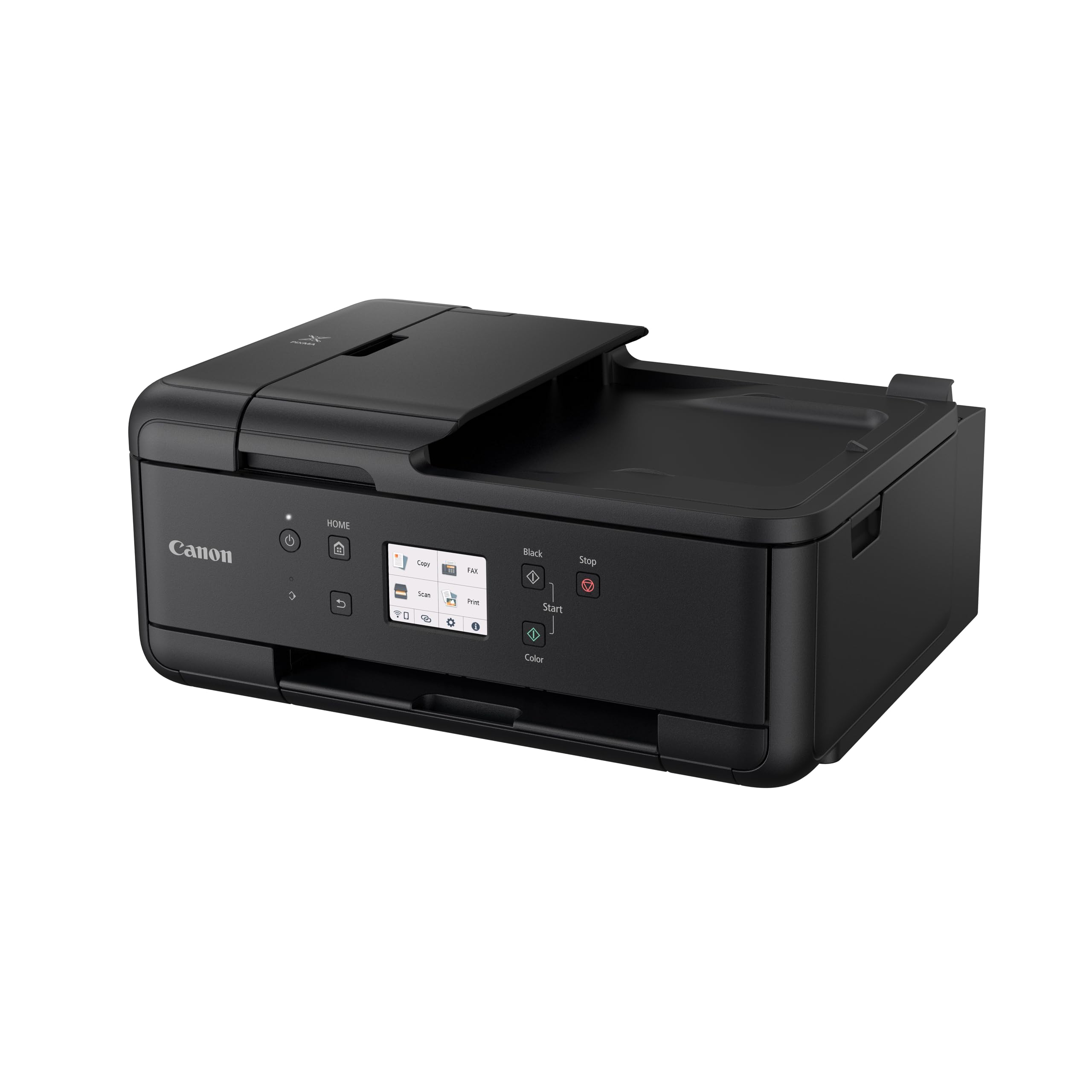 Canon PIXMA TR7650 Imprimante Multifonction A4 WiFi - Imprimante Jet d’Encre Couleur 4 en 1 (Scanner, copieur, imprimante sans Fil, fax, ADF, WiFi, LCD,), Blanc