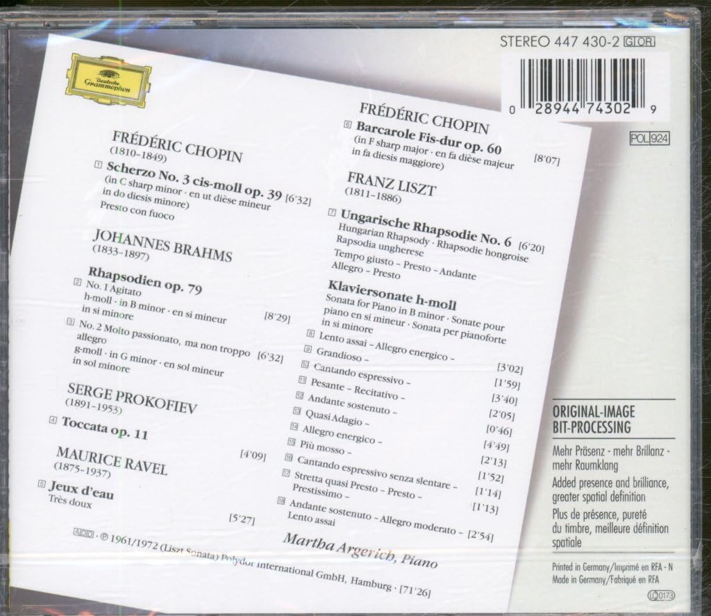 The Originals - Argerich (Debut-Recital)