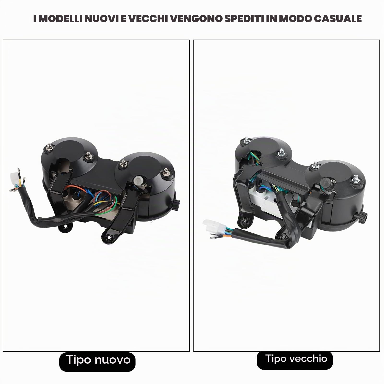 Tachimetro Digitale per Moto compatibile con YBR 125 2005-2009, Contachilometri Contagiri, Edizione Europea II