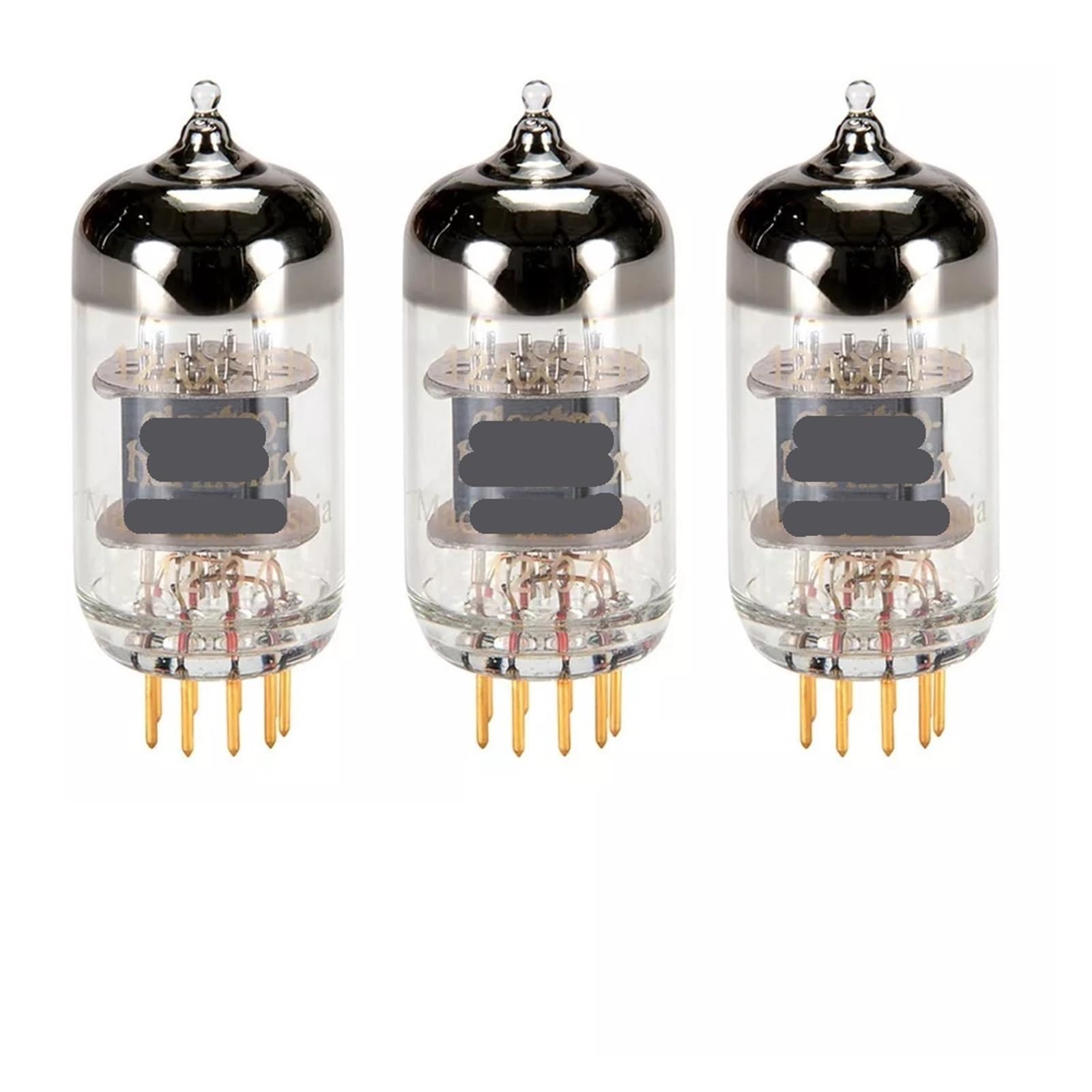 3 Pcs 12AX7 ECC83 Gold Pin Gain Matched Three (3) Vacuum Tubes -