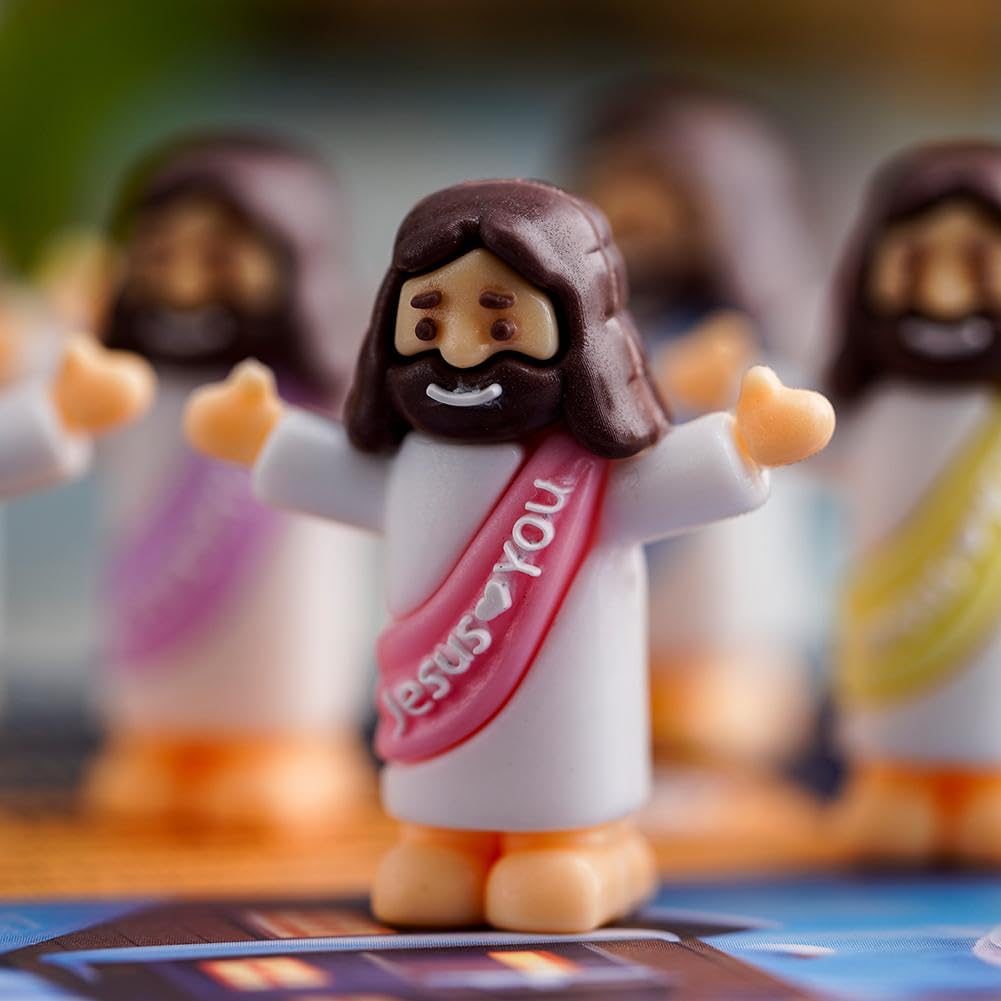 ユウ 24-Pack Mini Jesus Figurines - Tiny Religious Jesus Figures For