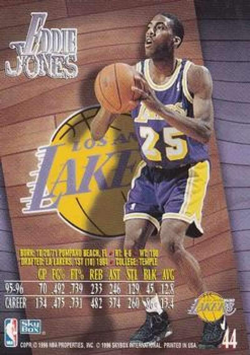 a Amazon.com: 1996-97 SkyBox Z-Force Series 1 Basketball #44 Eddie