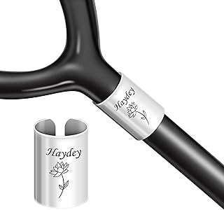 Personalized Stethoscope ID Tags Custom Stethoscope Name Tag Unique Stethoscope Accessories Graduation Gifts (Style 03)