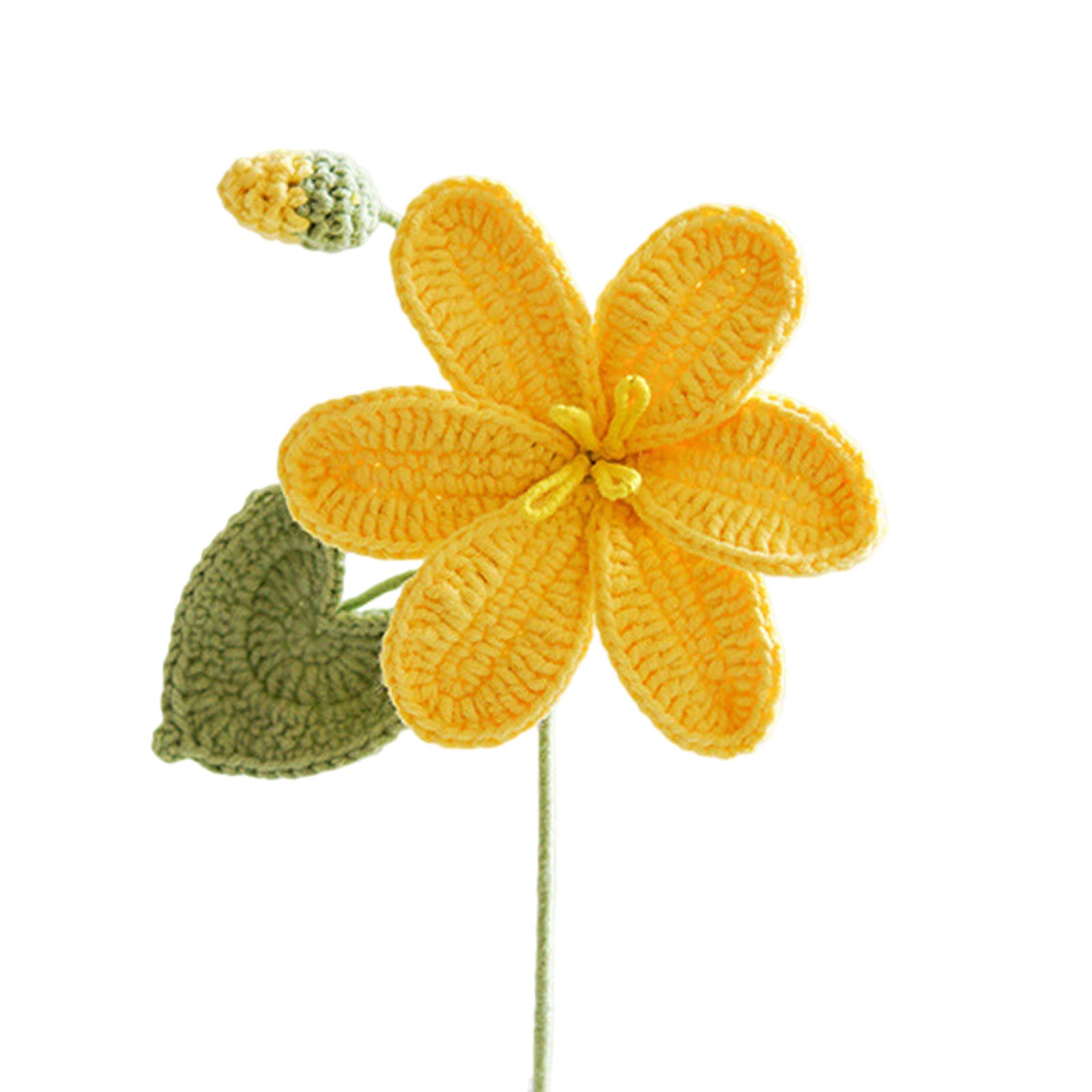 Jazuaiao Flower Decorations for Room Decorations Knit Tung Tree Flower Artificial for Wedding Party Unique