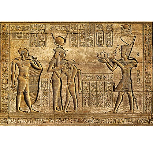 Hiéroglyphes Égyptiens Toile imprimée pour créer un salon style temple antique