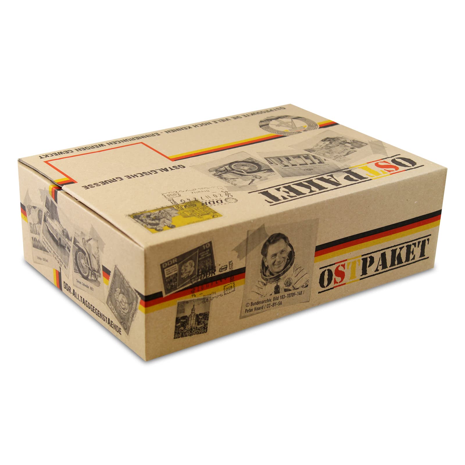 Ostpaket Rügen Fisch mit 10 Produkten der DDR inkl. Karte Geschenkidee, Fischpaket Geschenkset Ostprodukte