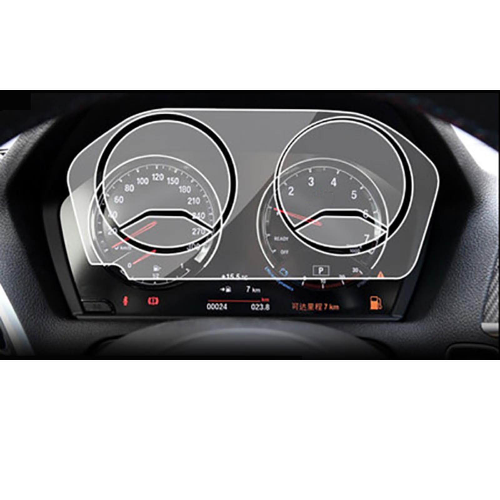 Nawigacja samochodowa Szkło hartowane Ekran LCD Folia ochronna Naklejka Osłona Dla BMW F87 M2 2014-2020