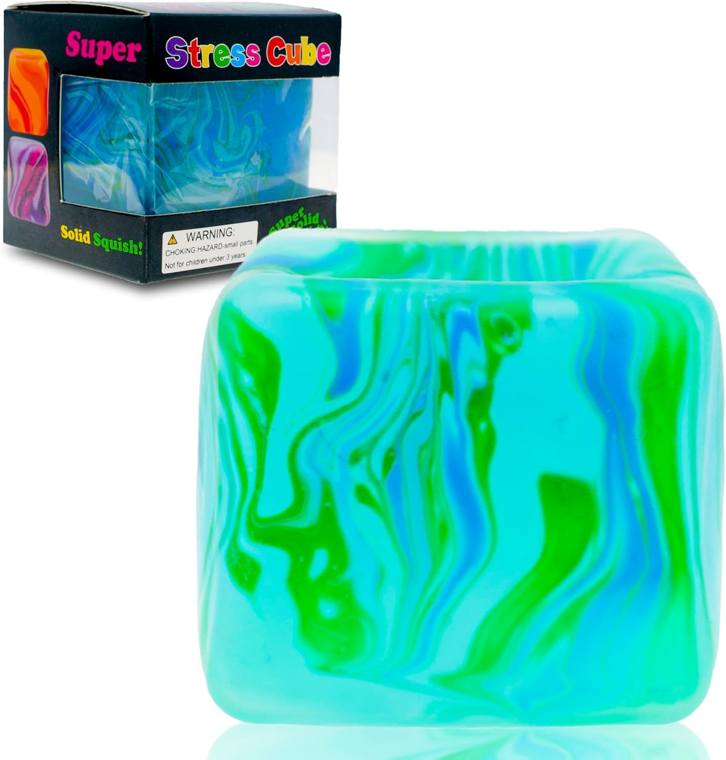 Photo 1 of Fidget Toys Squishy Stress Cube, Stress Balls for Kids Adults Squishies Stress Relief, Ice Squishy Cube Sugar Balls, High Density Squeeze Balls for Students Calming
