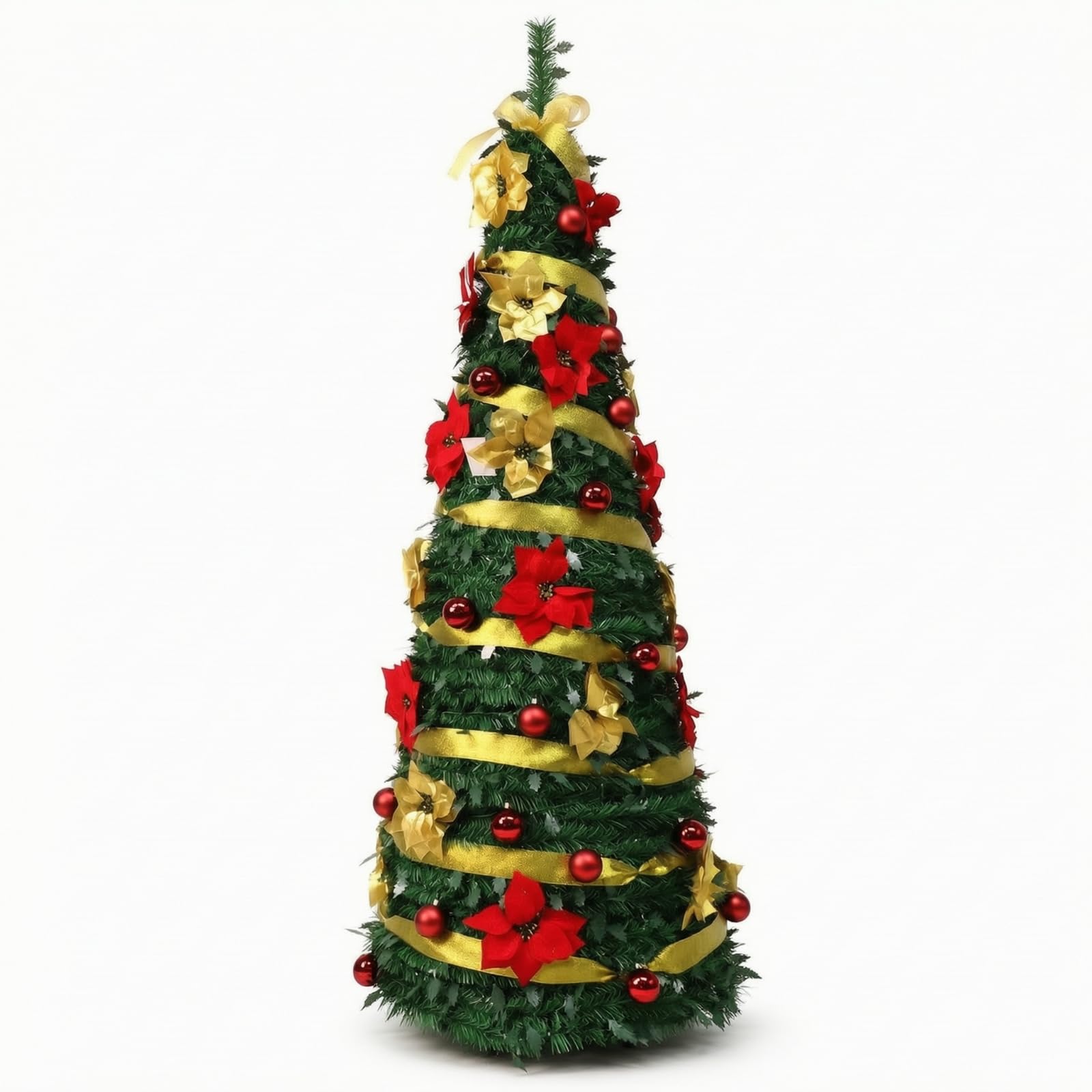 Geschmückt Künstlicher Weihtsbaum, 210cm Höhe 80cm Baumbreite