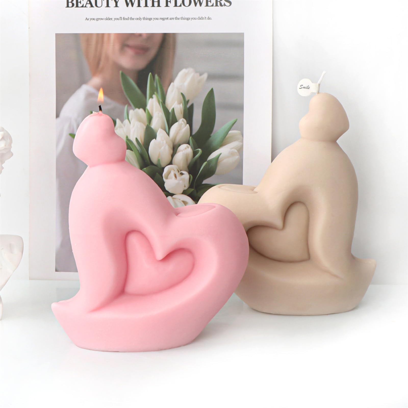 Moule 3D en forme de cœur pour une décoration de gâteau unique et belle