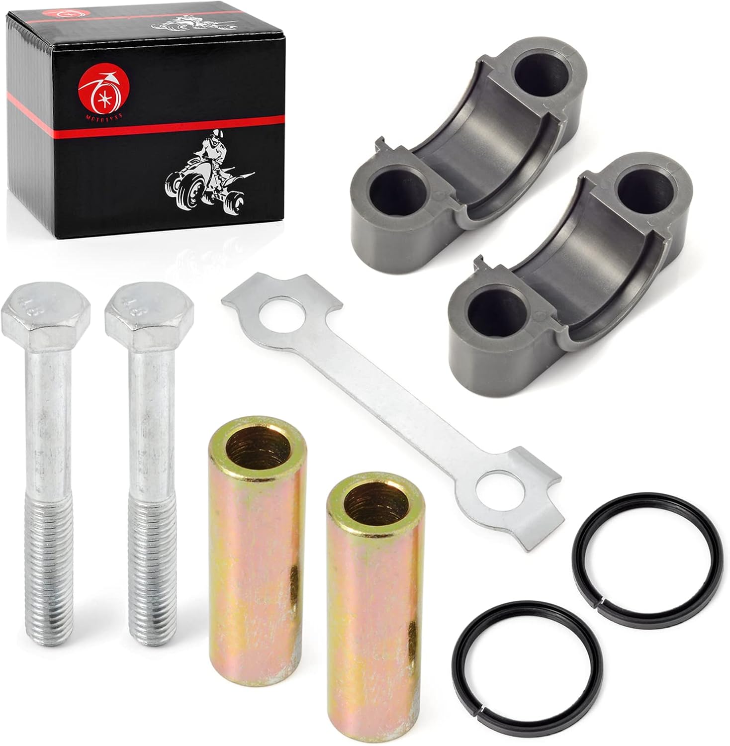 Steering Stem Bushing Seal COLLAR BOLT Kit For Yamaha