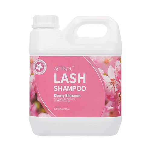 ACTROL Limpiador de extensiones de pestañas Cherry Blossom 2L Natural Lash Extension Shampoo Professional Eyelid Foaming Cleanser Parabenos &