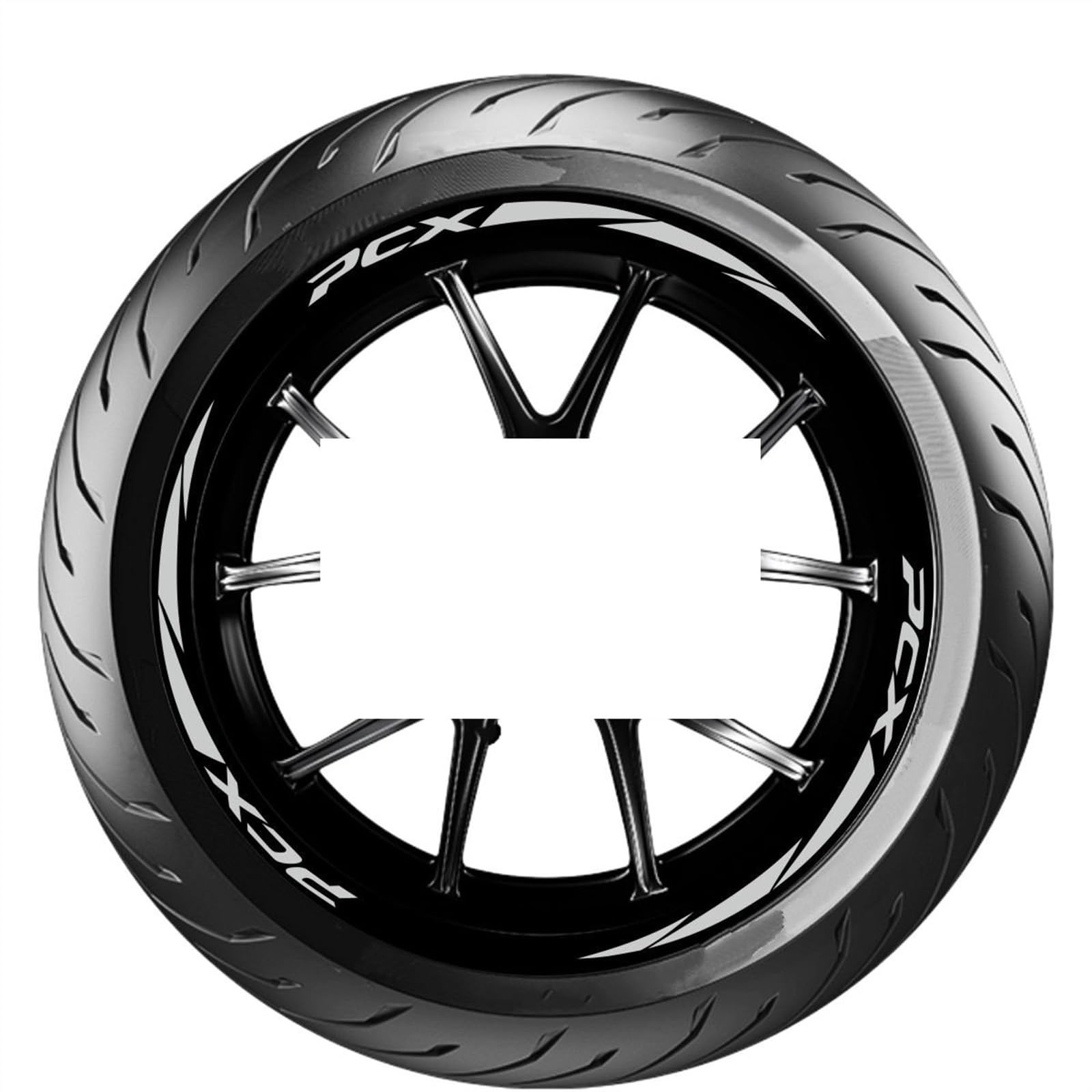 Applique Motorcycle Wheel Stickers for H&ornet for 600 900 250 Rim Decals(A6)