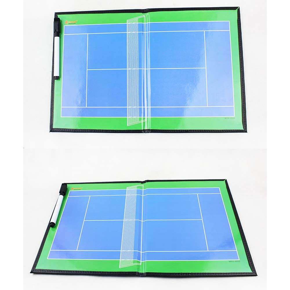 Magnetische Tennis Taktiktafel - Faltbare Schematafel Für Training & Wettkampf
