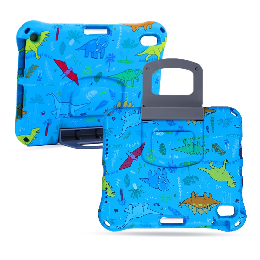 Topevoeon Dinosaur Samsung Galaxy Tab A7 Lite 8.7 inch T220 T225 Case for Kid Boy Light EVA Kids Friendly Samsung Tab A7 Lite Case with Handle