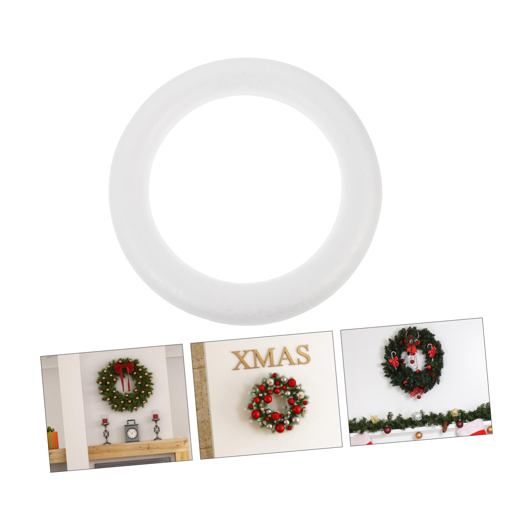 10 Piezas de Espuma de de Círculo para Manualidades Bricolaje Artesanía Proyectos Escolares Decoración de Boda Navidad