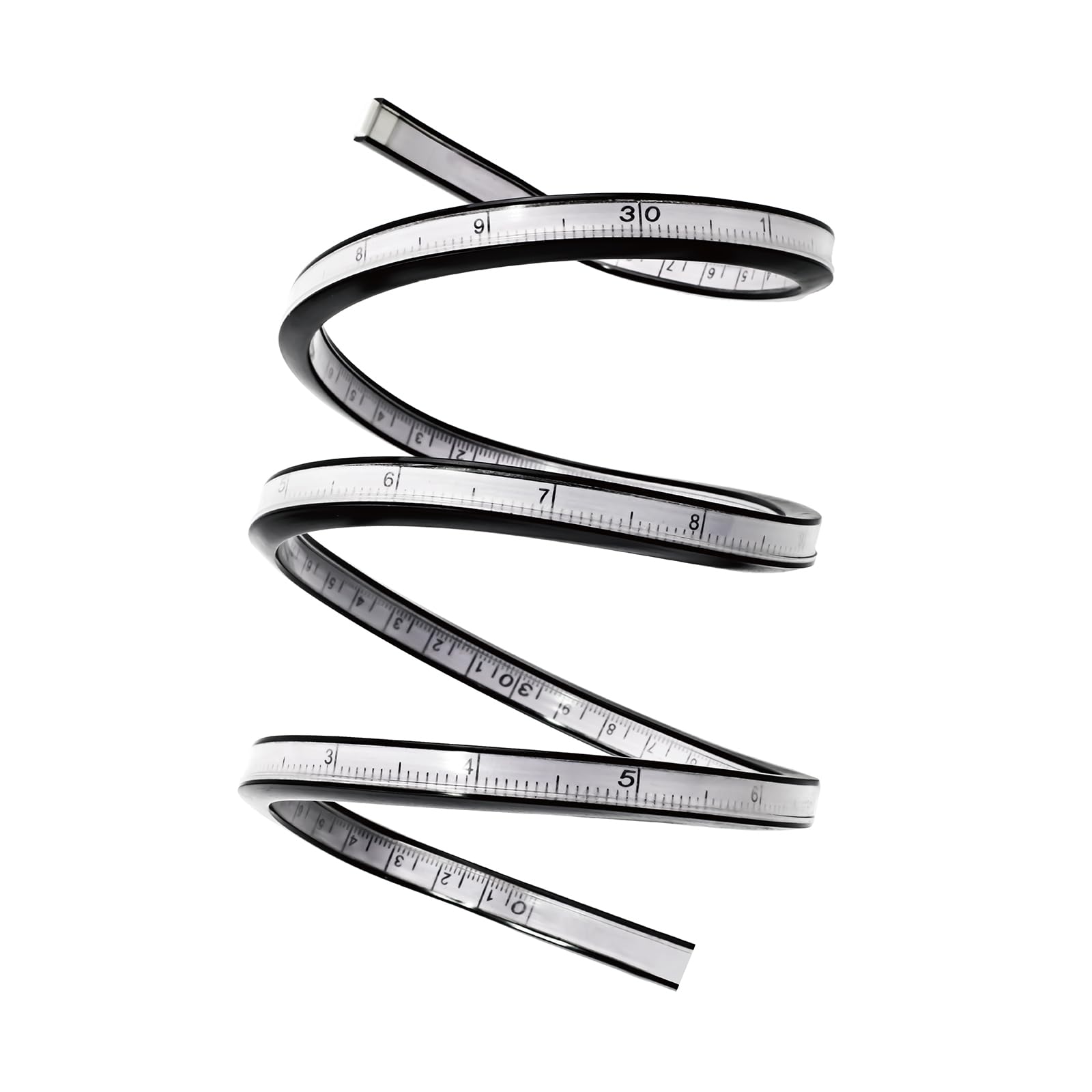 Kearing Black Flexible Curve Ruler, 36 Inch (90 Cm) Bendable Ruler For Engineering Drawing, Garment Design, Quilting, And Drafting