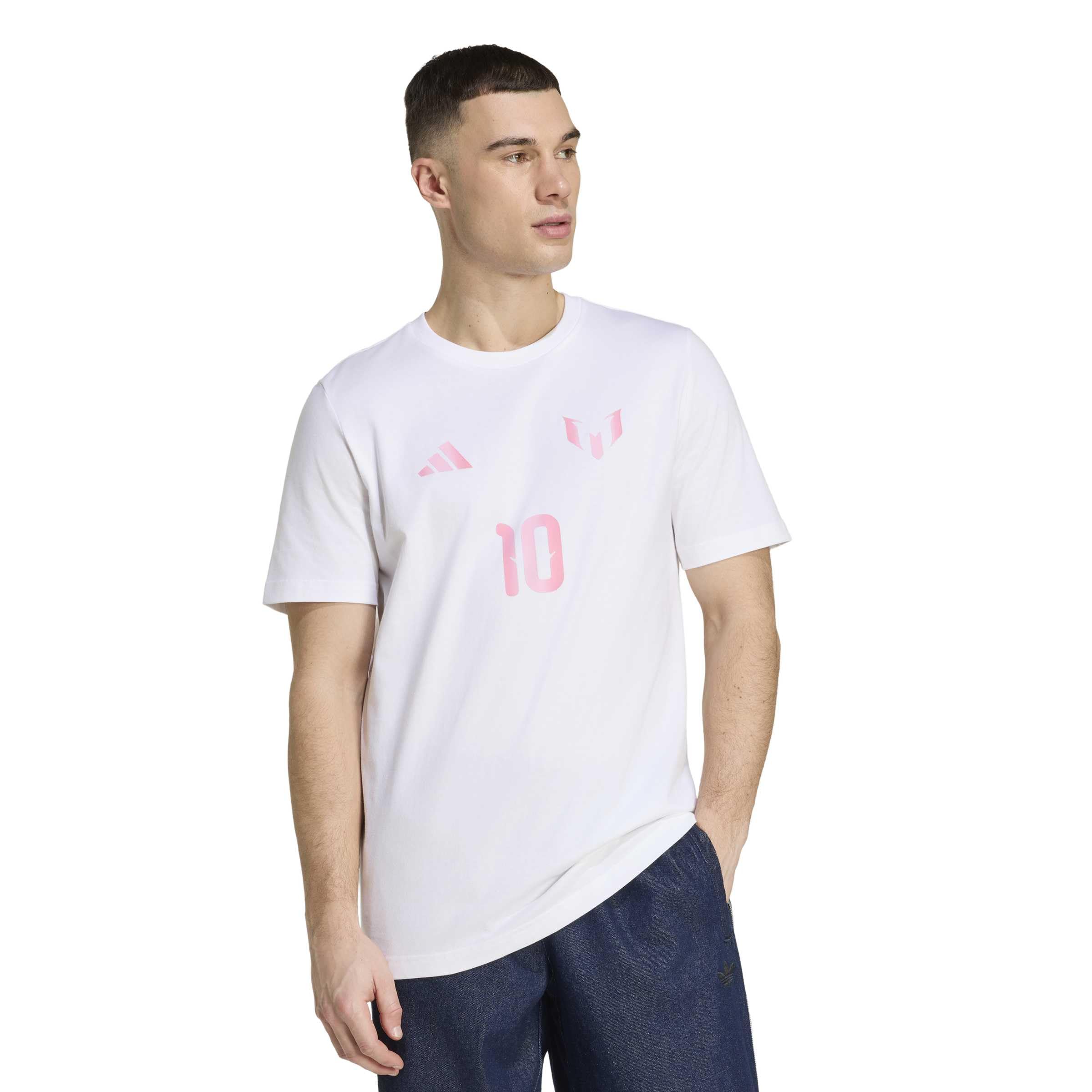 adidas Men's Messi N&n G T, White, X-Large
