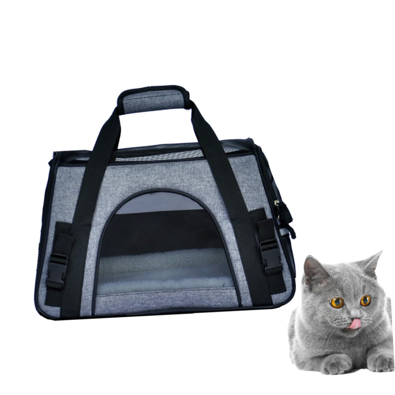 Hemoton Pet Carrier for Cats Backpack Cat Bag Kitten Carrier for Outdoor Comfortable Travel